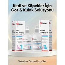 Kedi Ve Köpek Göz & Kulak Temizleme Solüsyonu Göz Çevresi Ve Kulak Bakım Damlası