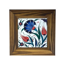 Ahşap Çerçeveli Dekoratif Seramik Tablo. Srmk-2024122