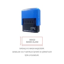 Sırdaş 913 Kişiye Özel Şirket Kaşesi Çok Renkli
