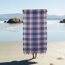 Homedius%100 Pamuk Hamam Peştemali - 80x160 Cm Mavi 80x160 4 Renk