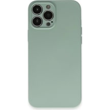 Gld-spt- Newface Apple Uyumlu iPhone 13 Pro Kılıf Nano İçi Kadife Silikon - Su Yeşili Gld-spt- Newface Apple Uyumlu iPhone 13 Pro Kılıf Nano İçi Kadife Silikon - Su Yeşili