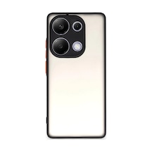 Herşeytrend Xiaomi Redmi Note 13 Pro 4g Kılıf Montreal Silikon Kapak - Siyah Çok Renkli