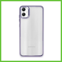 Bezos Samsung Galaxy A05 Uyumlu Kılıf Power Silikon - Lila Dmc