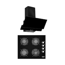 Exep EO320 - ED401 Siyah Cam Ankastre Set