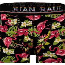Flamingo Desenli Erkek Pamuklu Boxer