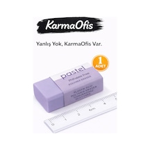 Pastel Mor Silgi Toz Bırakmaz, Phthalate Free 1 Adet Mor