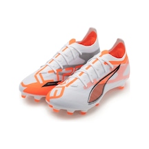 Puma Ultra 5 Match Fg/ag Erkek Krampon Beyaz Kırmızı Beyaz - Kırmızı