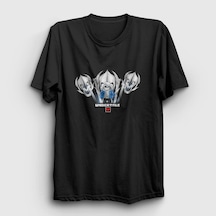 Presmono Unisex Gaster Blasters Undertale T-shirt Siyah