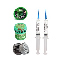Relıfe Rl-402 Krem Lehim 183 C Sn63/pb67 40gr Havya Uç Temizleyici Flux Lehim Toplama 2uul-2015 Emme Teli Seti03