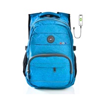 Relaxion Sırt Çantası / Günlük Çanta / Okul Çantası Çivit Mavi Renk Desenli