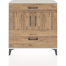Arges Şifonyer 2 Raflı 2 Çekmeceli 2 Kapaklı 88x30x96 Aytaşı-çam Aytaşı