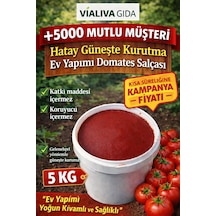 Hatay Güneşte Kurutma Ev Yapımı Domates Salçası 5 KG