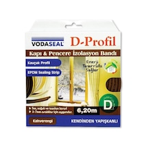 Mey İthalat Vodaseal Kapı Ve Pencere İzolasyon Bandı Kahverengi 6,20 Metre