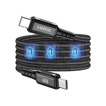 60w Mıknatıslı Usb-c Data Ve Şarj Kablosu Ip-25 Standart