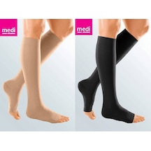 Medi Mediven Duomed Diz Altı Burnu Açık-Kapalı Ccl2 Varis Çorabısiyah Ccl2 M Açık Siyah CCL1 XL Kapalı Kısa