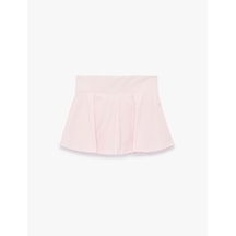 Koton Yüksek Bel Pötikareli İnterlok Mini Spor Şort Etek Pembe Ekose 6sak40244nk Pembe Ekoseli