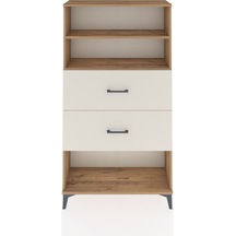 Arges Dolap 2 Raflı 2 Çekmeceli 88x30x163 Çam-aytaşı Atlas Çam