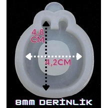 Harf Kalıbı / Noktalı Harf / Türkçe Karakter Silikon Kalıp Ö