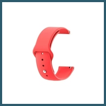 Bezos Huawei Gt4 41mm 18mm Klasik Kordon - Kırmızı Ob