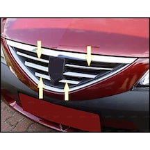 Ebal Otomotiv Dacia Logan Krom Ön Panjur 6 prç. 2005-2011 P. Çelik