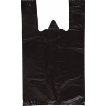 Hışır Atlet Market Poşeti-siyah-küçük Boy 25x45 Cm-5 Kg
