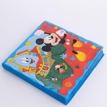 Micky Mouse Boy Temalı 20 Adet Peçete, 33x33 Cm -