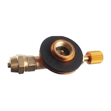 Bloomnest Yenileme Vanası Tasarruflu Tank Şişe Silindir Seti Renkli Propan Parçası Ocak Ocağı Lpg Kamp Düz Çok Burner Bağlantı Alan Adaptörü Adaptörü Açık Qe Çok Renkli, Qe Adaptörüyle Uyumlu Çok Renkli