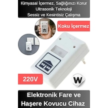 Elektronik Fare Ve Haşere Kovucu Cihaz 220v Koku Duman İçermeyen Premium Seri Kemirgen Uzaklaştırıcı