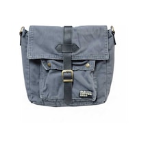 Old Cotton Cargo Branco Bag Postacı Tablet Evrak Laptop Okul Notebook Çantası Gri