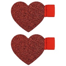 2 Adet Mini Kendinden Yapışkanlı Aşk Kalem Tutucu Pu Kalem Klipsi Elastik Bant Kalem Ekleme Kırmızı