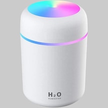 Wiforte Beyaz Hava Nemlendirme Humidifier Ortam, Oda Ve Araç İçin Buhar Makinesi, Işıklı Nemlendirici Sprey Y