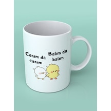 Canımda Canım Balımda Balım Baskılı Kupa Bardak