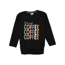 Kız Çocuk Mevsimlik Coffe Baskılı Sweatshirt Bgl-st03647 001