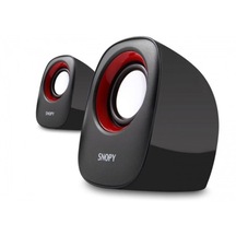 Snopy Sn-120 6W Rms 1+1 Usb Sıyah/Kırmızı Hoparlor