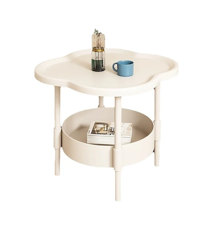 Gateesat Beyaz Modern Dairesel Mobil Depolama Rafı, Alet Ve Ev Organizasyonu İçin Beyaz