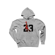 Zepplin Giyim Smac Gri Kapşonlu Sweat Gri