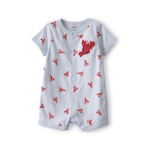 Carter's Erkek Bebek Kısa Tulum 1v070610 Mavi