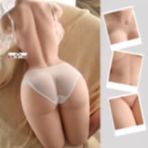 Erofoni Büyük Mega Boy 67 CM Realistik 17.2 KG Titreşimli 2 İşlevli Anal Vajinal Süper Torso Manken