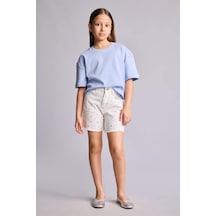 Defacto Gabardin Şort Kız Çocuk H7933a826hser233 Ekru-er233