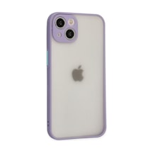 Apple iPhone  Uyumlu  14 Kılıf Montreal Silikon Kapak - Mor