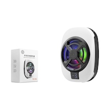 Hadron Tl16 Manyetik Telefon Soğutucu Fan Rgb Isı Göstergeli Beyaz
