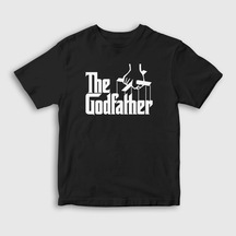 Presmono Unisex Çocuk Logo Film Baba The Godfather T-Shirt