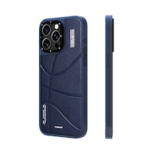 İphone 15 Pro Uyumlu Kılıf Magsafe Şarj Özellikli Youngkit Backboard Serisi Leather Siyah