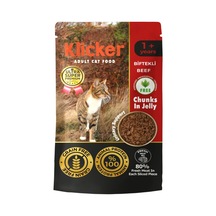Klicker Pauch Biftekli Kedi Konservesi 85 Gr