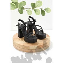 Bambi Siyah Kadın Klasik Topuklu Ayakkabı K05215020809 001