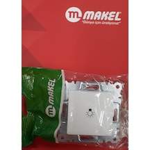 Makel lıllıum Beyaz lıght Yaylı Buton - Çerçevesiz