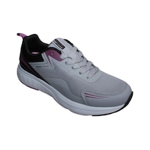Kinetix Kadın Beyaz Gri Runnıng Fileli Sneaker Spor Yürüyüş Ayakkabısı 001