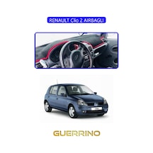Renault Clio 2 Aırbaglıtorpido Koruma Halısı Mavi Kenar