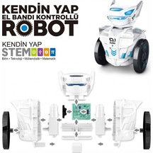 Kendin Yap Stem V01 Montaj Robot Yerçekimi Sensörlü El Bandı Kumandalı Eğitici Oyuncak Robot