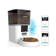 Ovıoo QQ005 Kameralı Wifi Paslanmaz Kase Kedi Köpek Besleyici 6 L